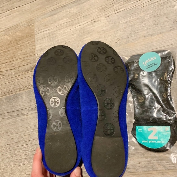 TORY BURCH COBALT REVA FLATS SZ8 - Picture 7 of 7
